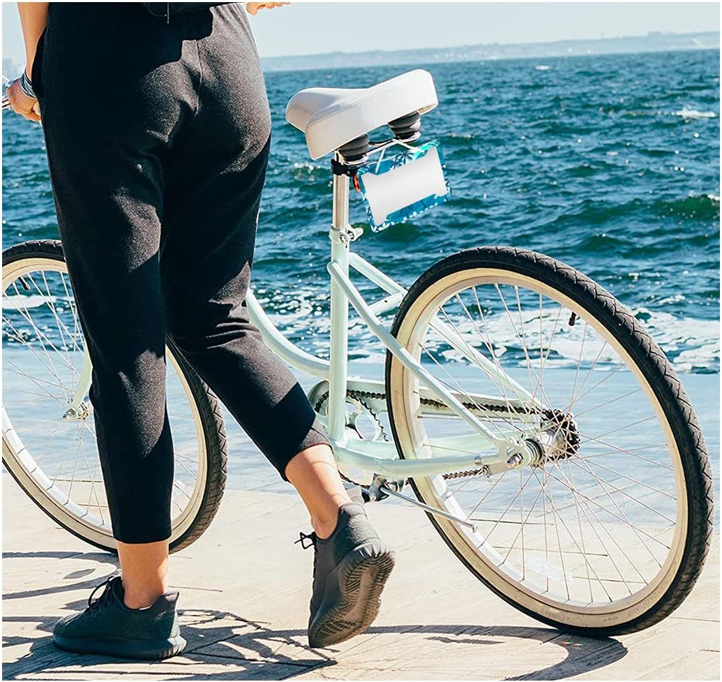 Horeset Wave Palm Tree Bauhinia Print License Plate Frame for Women,car Licenses Plate Covers for License Tag